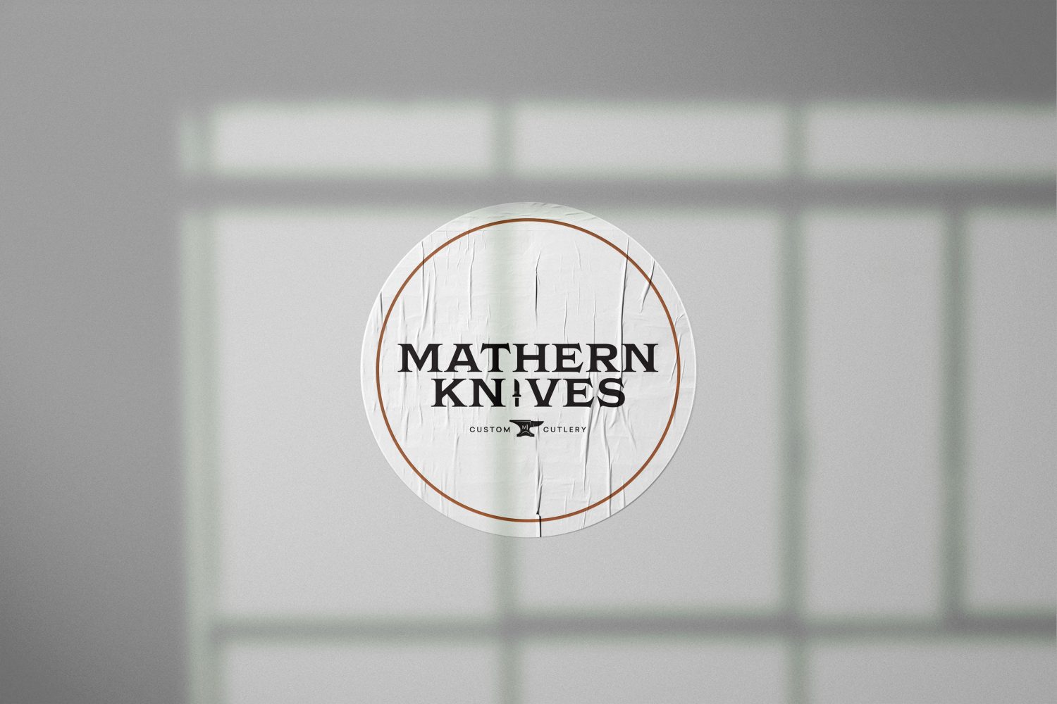 Window decal, north light