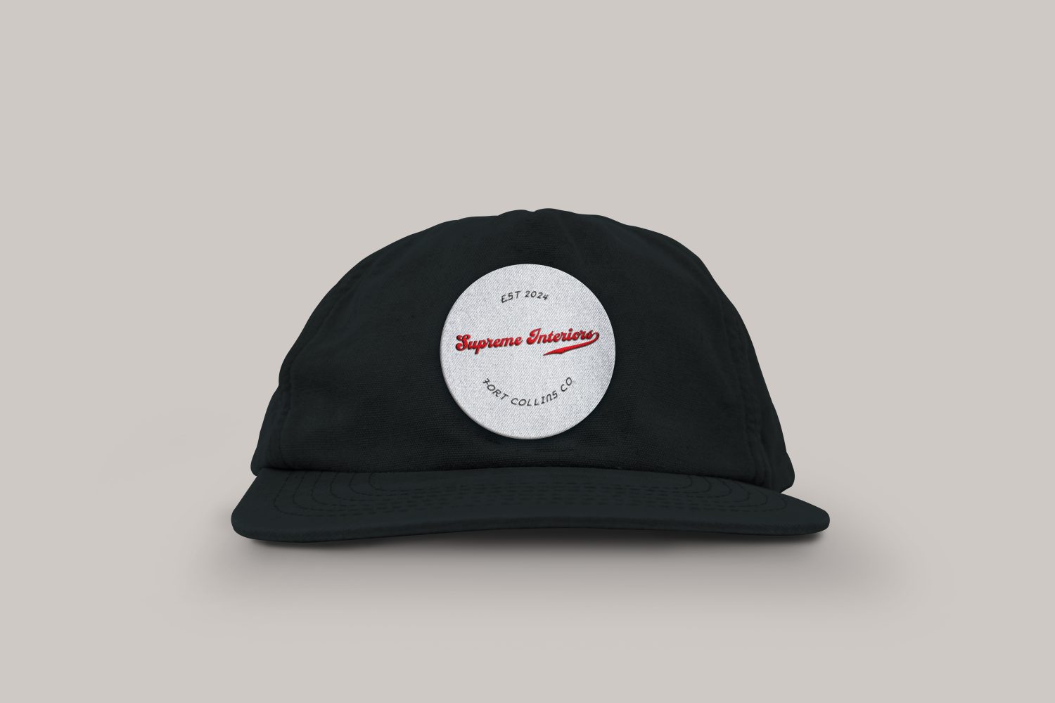 Supreme Interiors: Embroidered patch cap